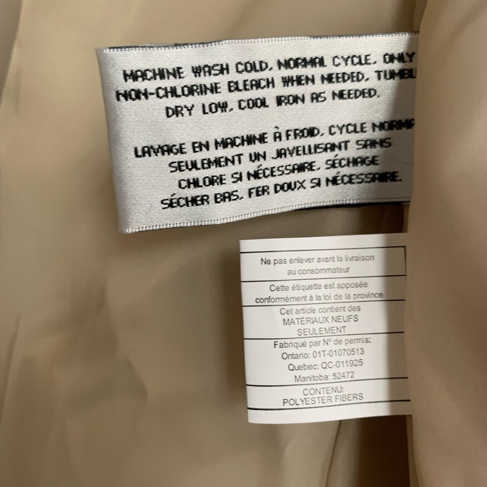 Via Spiga Women's Beige Long Sleeve Winter Jacket With Detachable Hood - Picture 8 of 13